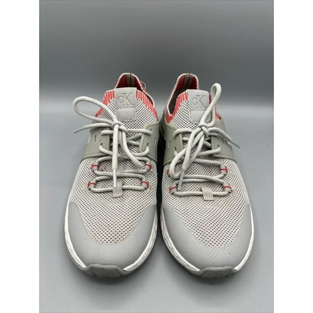 Calvin Klein Aleah Trainer Sneakers Gray Womens 9 Casual‎ Comfort